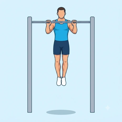 Klimmzug, als Illustration